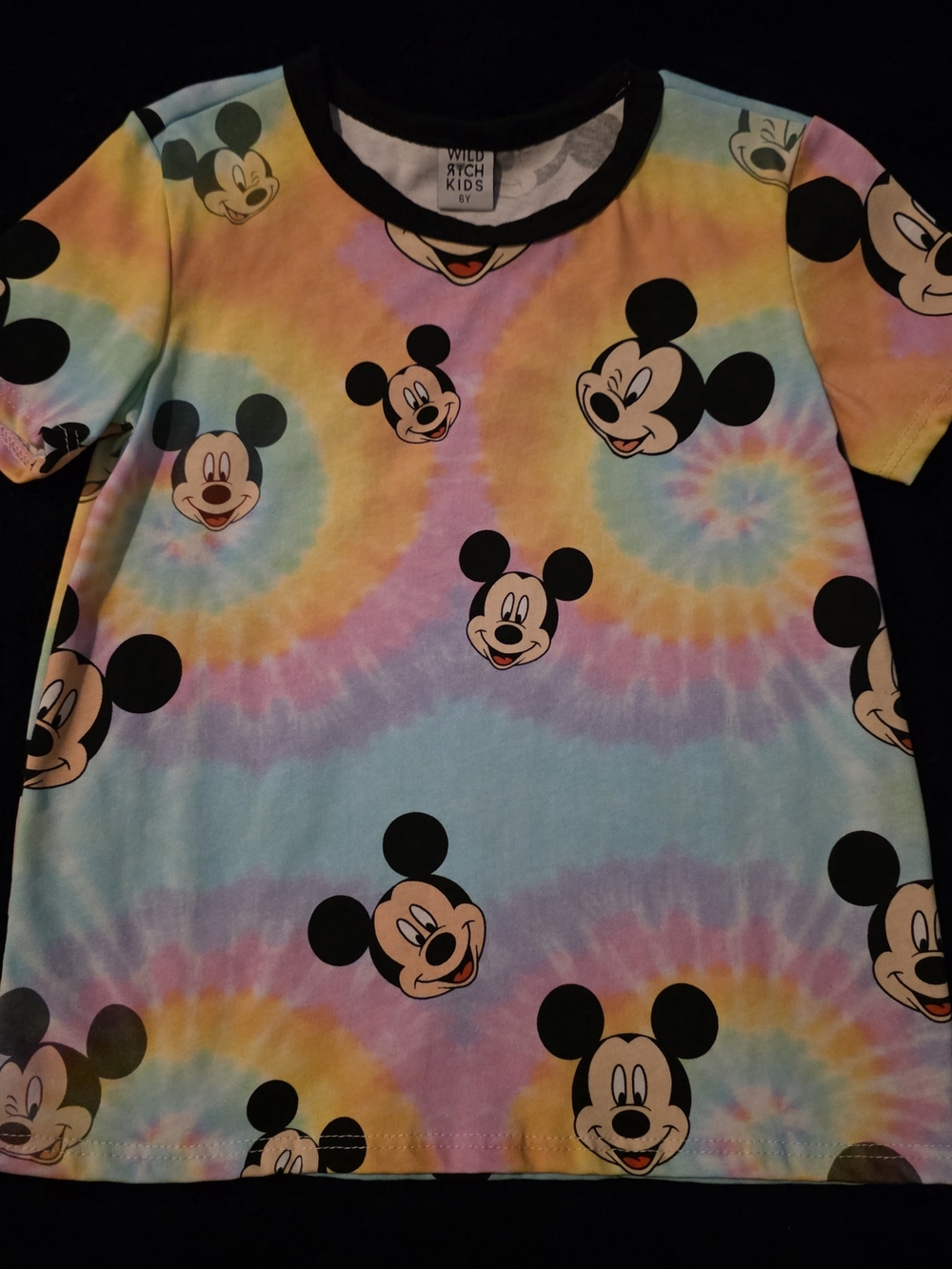 Mickey Mouse Tie-Dye Kids Tee